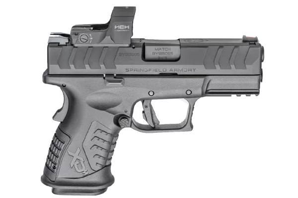 Springfield XDM Elite Compact 9mm Pistol with Hex Dragonfly Red Dot