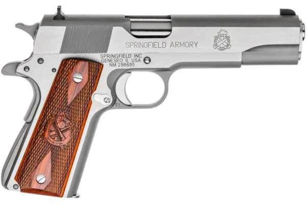 Springfield 1911-A1 Mil-Spec 45ACP Stainless Steel