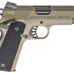 Springfield 1911 EMP 4.0 9mm Concealed Carry Contour Pistol with Desert FDE Frame / OD Green Slide