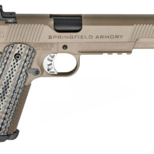 Springfield 1911 Master Class Silent Operator 45ACP Flat Dark Earth (FDE) with Threaded Barr