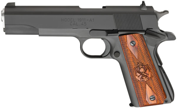 Springfield 1911 Mil-Spec 45 ACP Parkerized with Cocobolo and Black Composite Grips