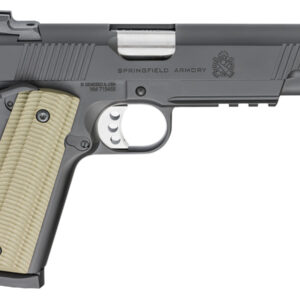 Springfield 1911 Operator 45 ACP Pistol with Black Cerakote Finish and 5 Inch Barrel