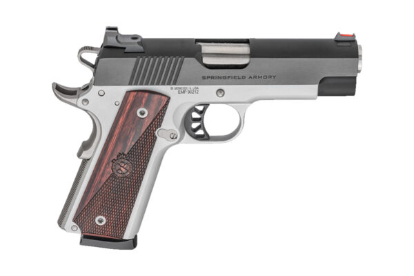 Springfield 1911 Ronin EMP 9mm Pistol with Wood Grips and 4 Inch Barrel