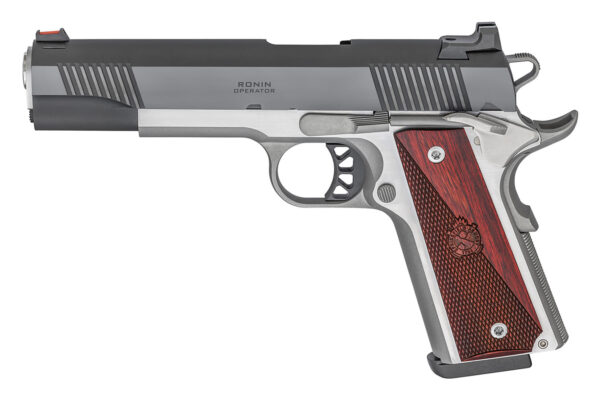 Springfield 1911 Ronin Operator 9mm Full-Size Pistol with Wood Laminate Grips