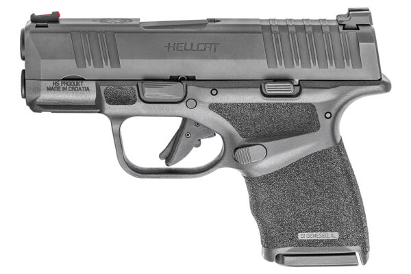 Springfield Hellcat 9mm Black Micro Compact Pistol with Fiber Optic Sight