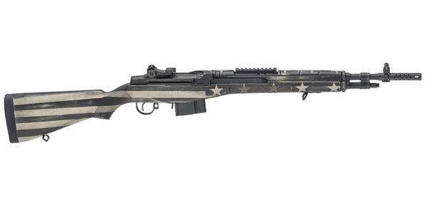 Springfield M1A Scout Squad 308 with Sand/Black American Flag Stock (Display Model)