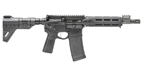 Springfield Saint 5.56mm AR-15 Pistol with B5 Grip and Trinity Force Breach Blade Brace