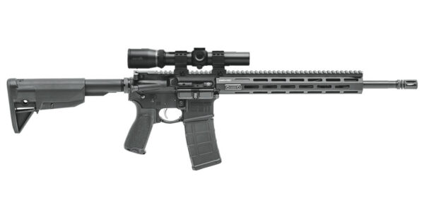 Springfield Saint 5.56mm Free Float Handguard Semi-Auto Rifle with Burris Scope and Mount