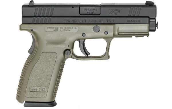 Springfield XD 40 S&W Service Model OD Green