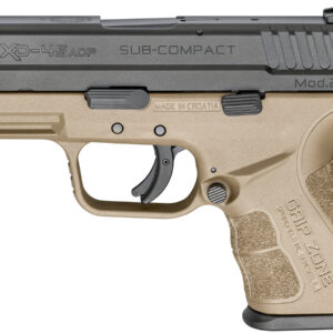 Springfield XD Mod.2 9mm Sub-Compact Flat Dark Earth (FDE) with GripZone (Compliant) Essentials Package