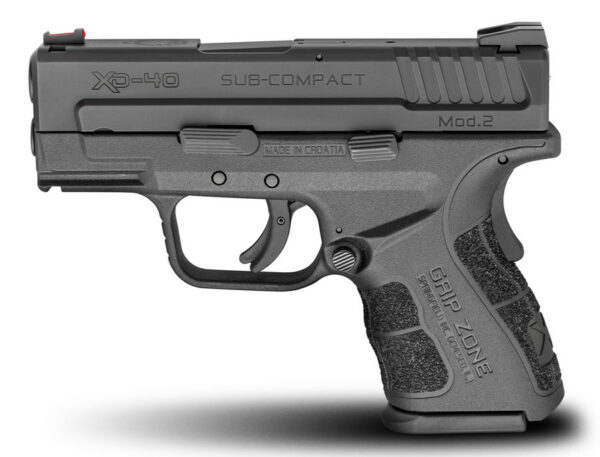 Springfield XD Mod.2 40 S&W Sub-Compact Black with GripZone (Compliant)