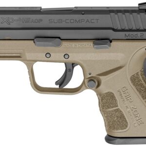 Springfield XD Mod.2 45 ACP Sub-Compact Flat Dark Earth (FDE) with GripZone