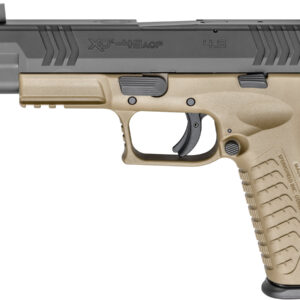 Springfield XDM .45ACP 4.5 Flat Dark Earth (FDE) Essentials Package with Threaded Barrel