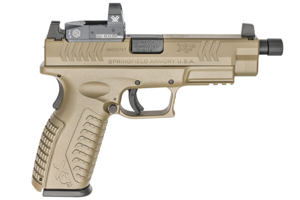 Springfield XDM OSP 9mm 4.5 Full-Size Desert FDE Pistol with Vortex Venom Red Dot