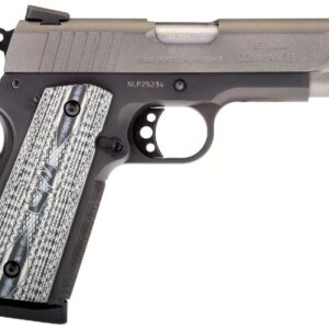 Taurus 1911 Commander 45 ACP Pistol with Tungsten Gray Cerakote Finish and VZ Grips