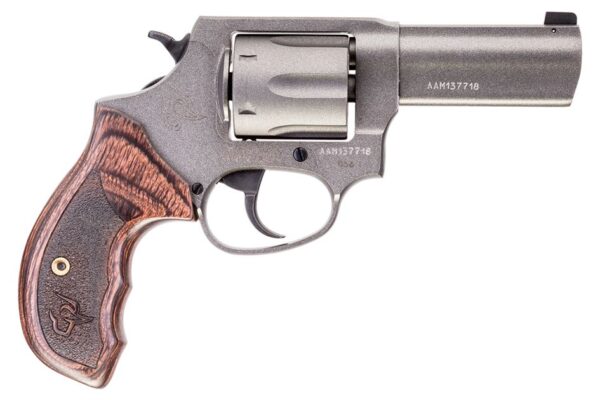 Taurus 856 Defender 38 Special +P 6-Shot Revolver with Tungsten Finish and Wood Grips