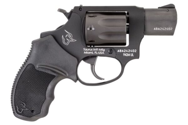 Taurus 942 Ultralite 22WMR Rimfire Revolver with 2 Inch Barrel and Matte Black Finish