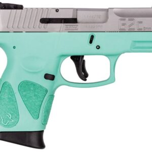 Taurus G2C 9mm Sub-Compact Pistol with Cyan Frame and Stainless Slide