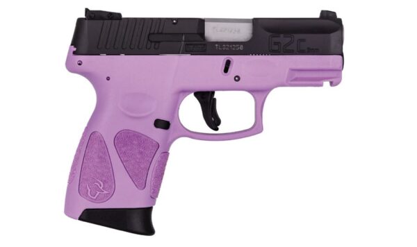 Taurus G2C 9mm Sub-Compact Pistol with Light Purple Frame and Black Slide