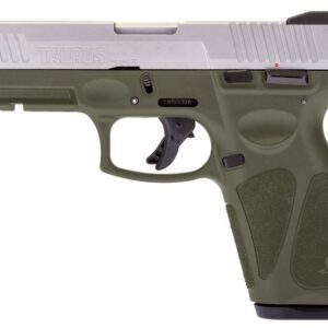 Taurus G3 9mm Pistol with Stainless Slide and OD Green Frame