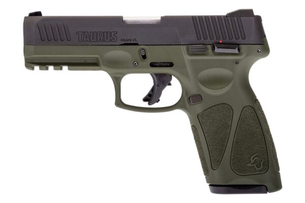 Taurus G3 9mm Striker-Fired Pistol with OD Green Frame