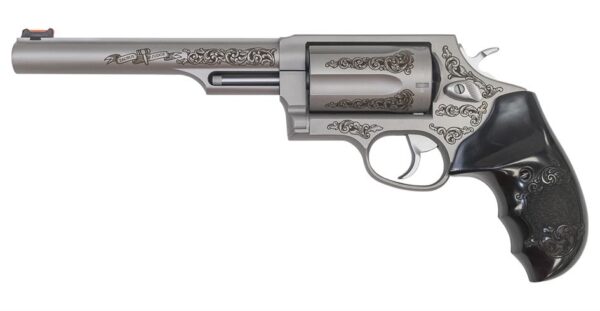 Taurus Judge 45 Colt / .410 Gauge 5-Shot Revolver with Laser Engraved Scrolls