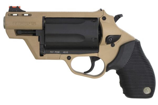 Taurus Judge Public Defender Poly 45/410 Flat Dark Earth Polymer Frame Revolver