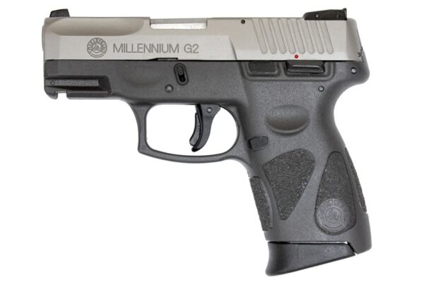 Taurus PT-111 Millennium G2 9mm Pistol with Stainless Slide and Gray Frame