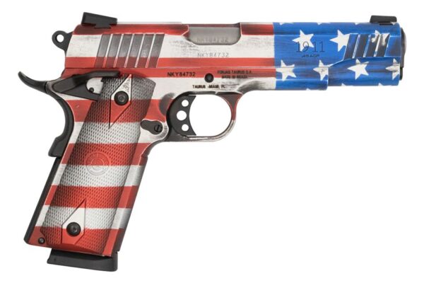 Taurus PT1911 45 ACP Full-Size Pistol with Cerakote US Flag Finish