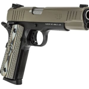 Taurus PT1911 45 ACP Pistol with Cerakote Sand Finish and VZ Grip