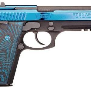 Taurus PT92 9mm Pistol with Blue PVD Slide and G10 Grips