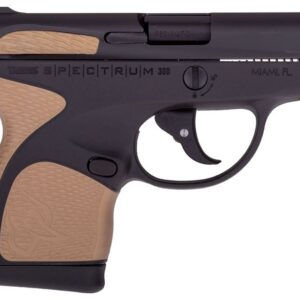 Taurus Spectrum .380 Auto Black Pistol with Bronze Gold Metallic Grips