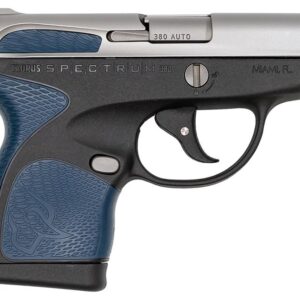 Taurus Spectrum .380 Auto Black/Stainless Pistol with Blue Grips