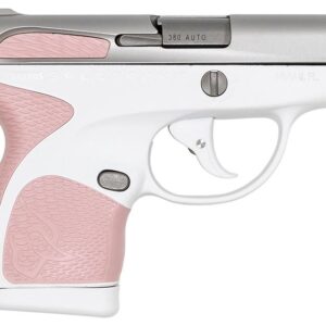 Taurus Spectrum .380 Auto White/Stainless Pistol with Pink Grips