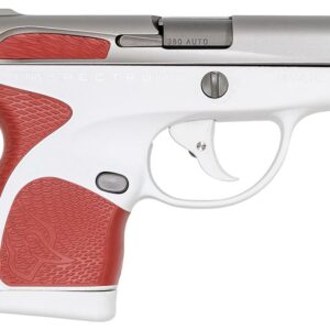 Taurus Spectrum .380 Auto White/Stainless Pistol with Red Grips