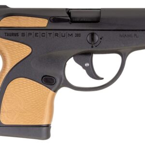 Taurus Spectrum 380 ACP Black Carry Conceal Pistol with Burnt Bronze Grips