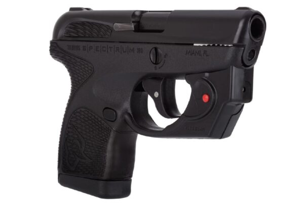 Taurus Spectrum 380 ACP Black Carry Conceal Pistol with Viridian E-Series Red Laser