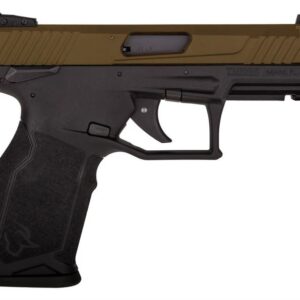 Taurus TX22 22LR Rimfire Pistol with Black Frame and Bronze Slide