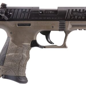 Walther P22 22LR Rimfire Pistol with FDE Finish (CA Approved)