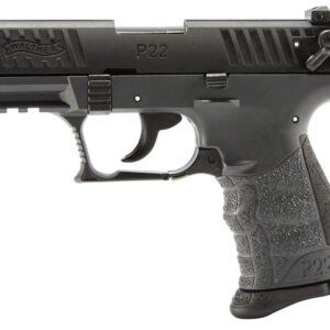 Walther P22Q 22LR Rimfire Pistol with Tungsten Gray Polymer Frame