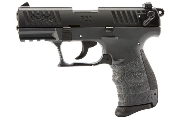 Walther P22Q 22LR Rimfire Pistol with Tungsten Gray Polymer Frame